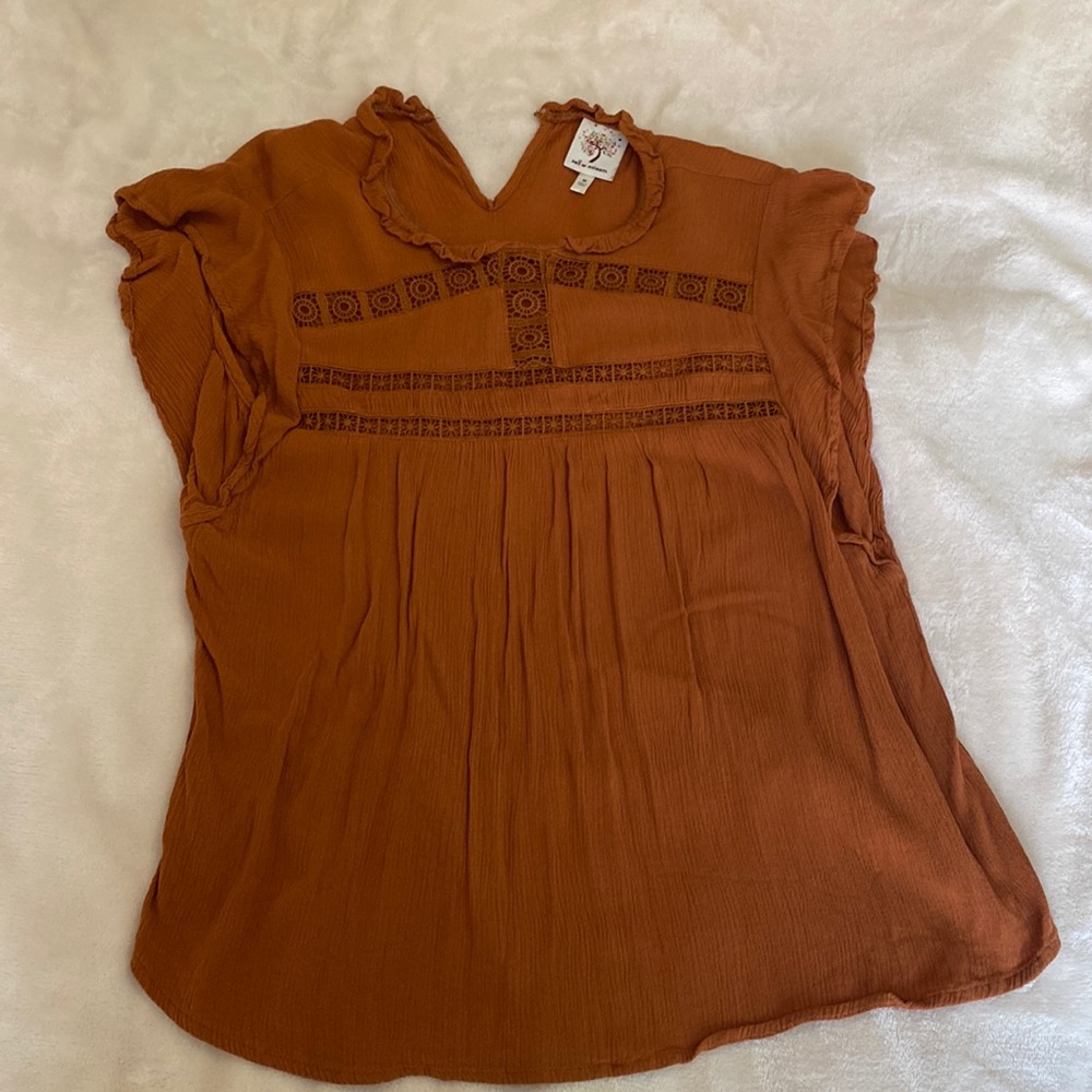 Medium Orange Blouse